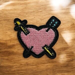 Embroidered Heart Patch